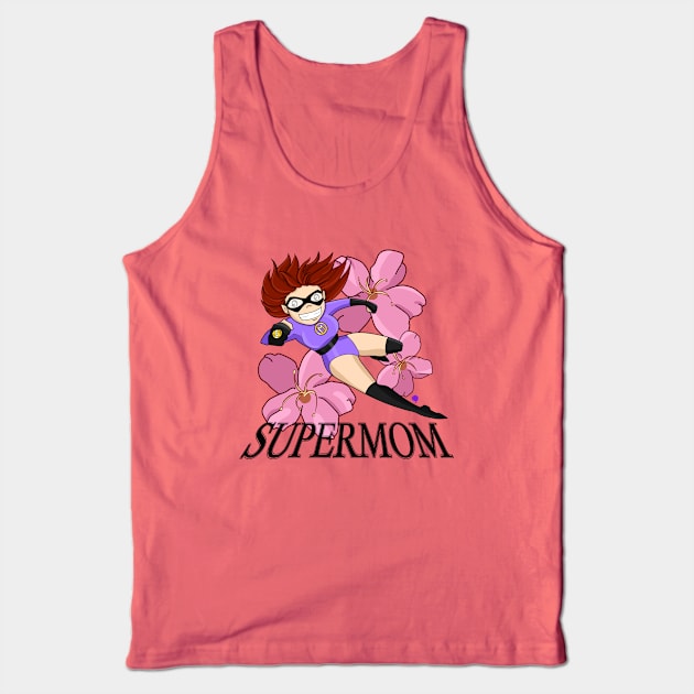 Super Mom Tank Top by Narithian